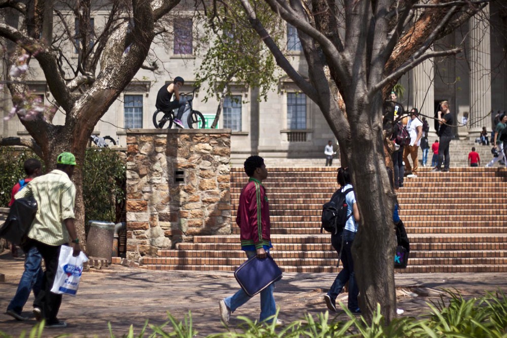 That gap. The one that broke Felixs' seat post clean off. On site WITS, Jozi. Photo Cred: Matt Steyn