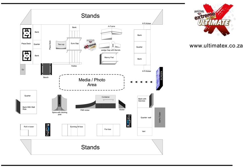 Ultimate X 2014 park design