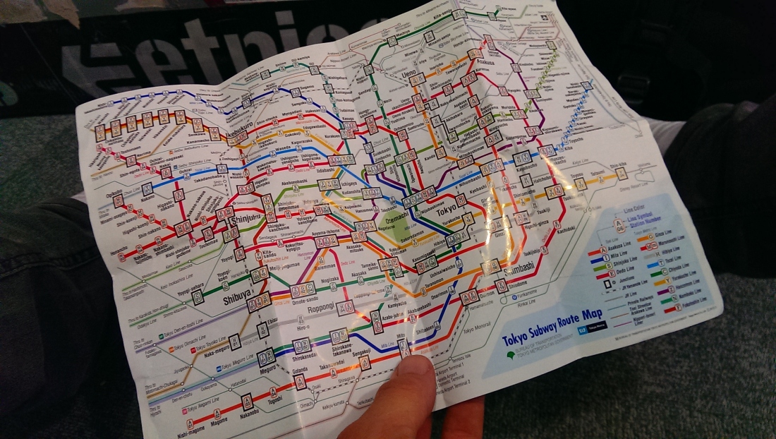 Navigating the underworld of the Tokyo Metro gets a little tricky at times. Luckily the staff are super friendly...even if they don't speak my language!