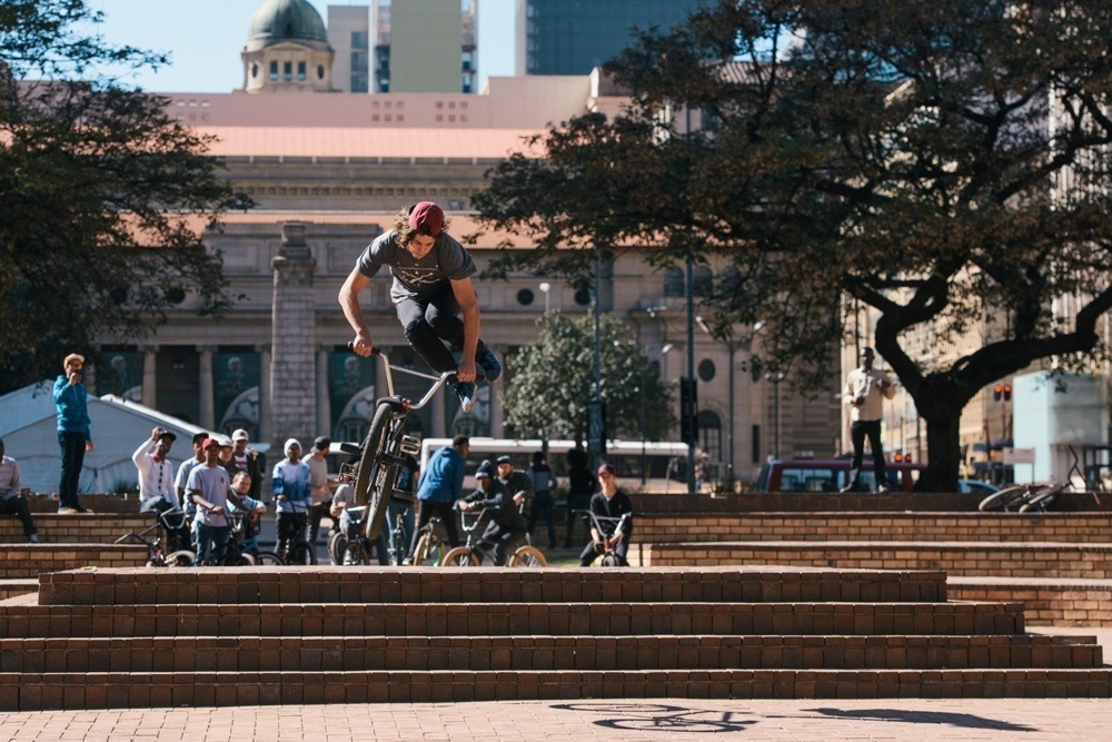 BMX Day 2015 Johannesburg - Robert Davies - Tailwhip - Library Gardens