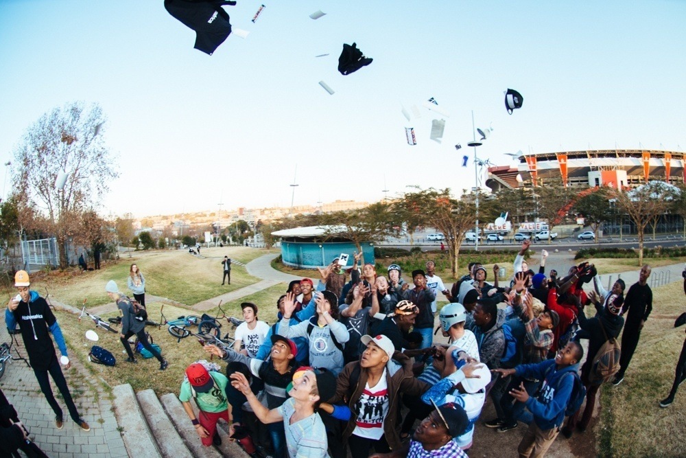 BMX Day 2015 Johannesburg - Who doesn't love a good product toss