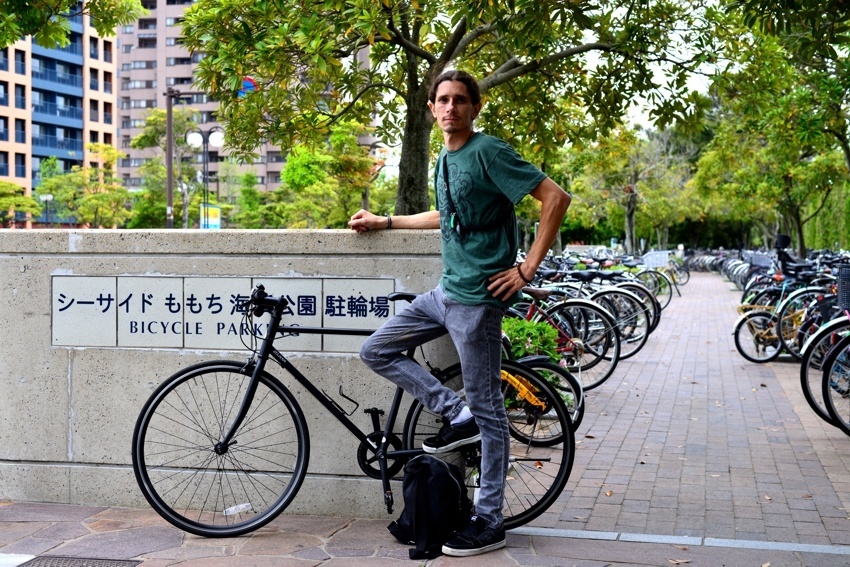 Me and my hired bike