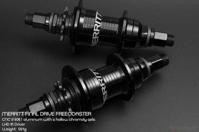 Merritt Final Drive MK2 Freecoaster hub - LHD Black