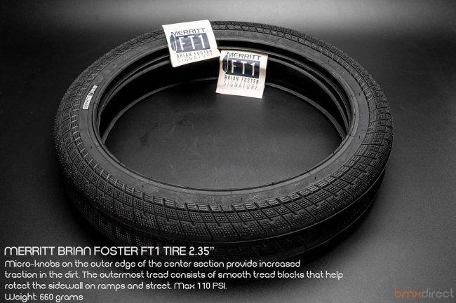 Merritt Brian Foster FT1 tyre - Black 2.35"