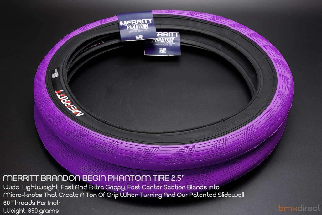 Merritt Begin Phantom Tyre - Purple 2.5