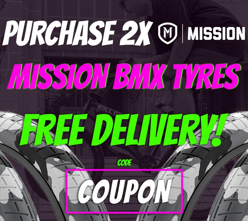 Free Delivery on Mission Tyres
