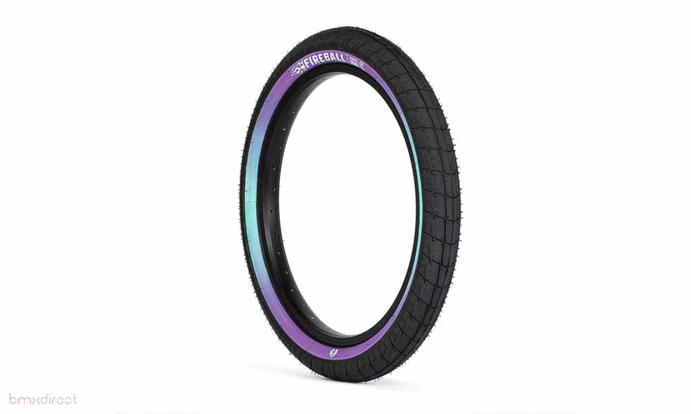 Eclat Fireball Tyre 2.3" Black/ Teal/ Purple fade