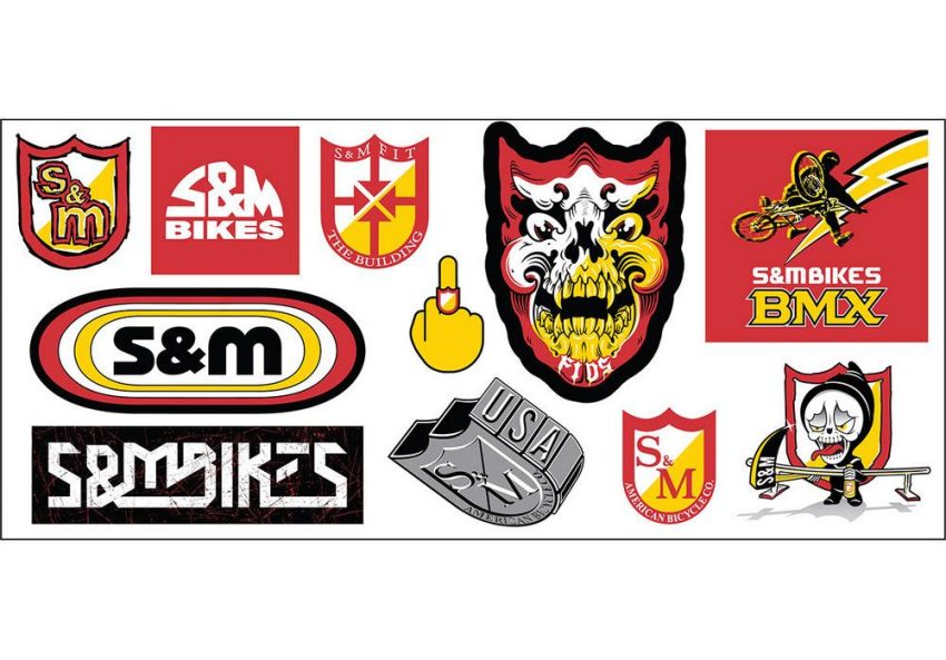 S&M 2021 BMX Sticker Kit