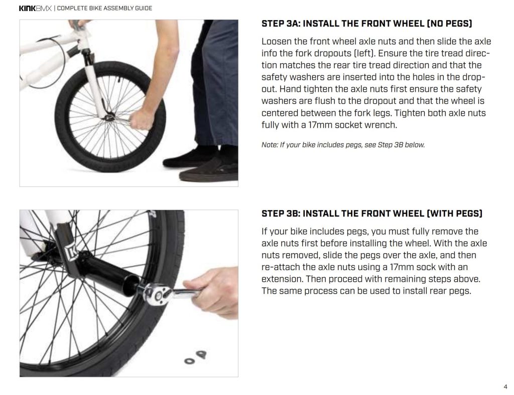 Kink BMX build Guide - How to build a new bmx bike. 
