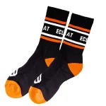 Eclat Icon Socks - Black/Orange