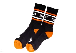 Eclat Icon Socks - Black/Orange