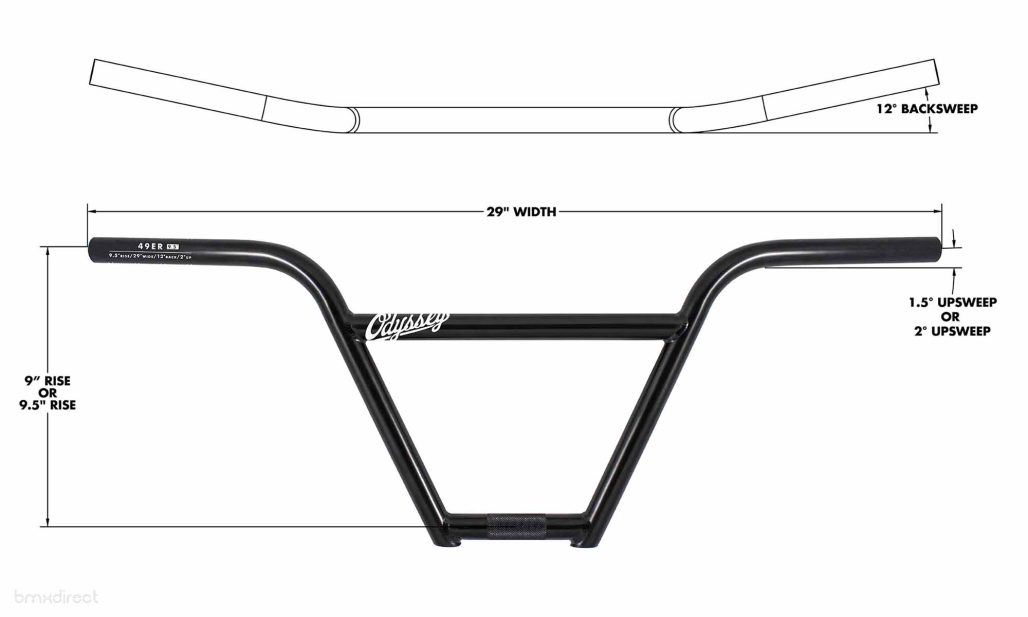 Odyssey 49er 4pc Bar - Black 9
