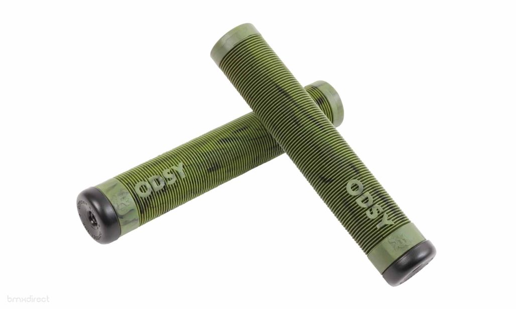 Odyssey Broc Grips – Army Green/ Black Swirl