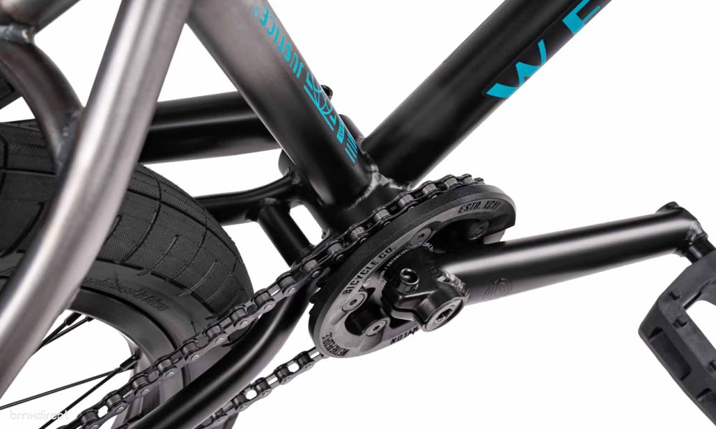 Wethepeople Justice Complete Bike - Cassette - Matt Black/Raw Fade 20.75"