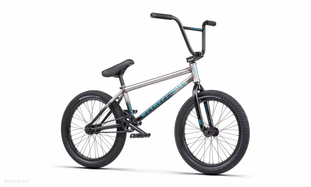 Wethepeople Justice Complete Bike - Cassette - Matt Black/Raw Fade 20.75"