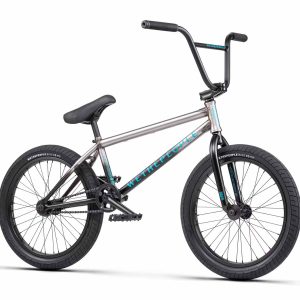 Wethepeople Justice Complete Bike - Cassette - Matt Black/Raw Fade 20.75