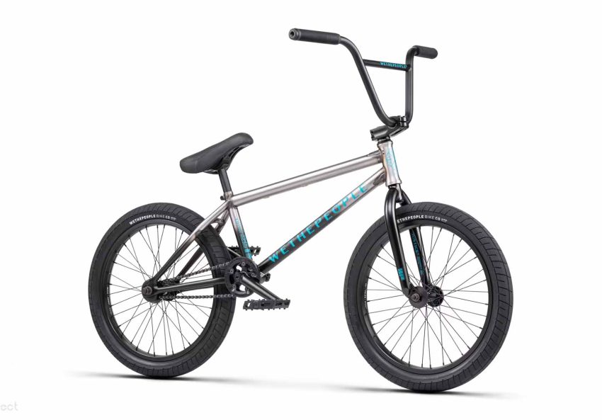 Wethepeople Justice Complete Bike - Cassette - Matt Black/Raw Fade 20.75