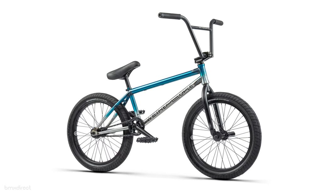 Wethepeople Reason Shift Complete Bike - Freecoaster - Matt Translucent Teal/Raw Fade 20.75