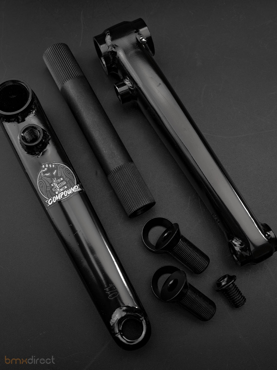 The Compound OS 3 Crank Set – 170mm Black